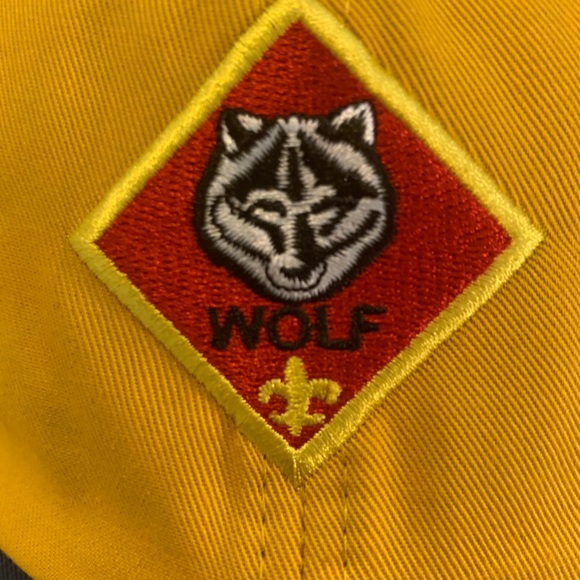 Wolf Cub Scouts Cap ~ Twill Snapback Adjustable Size M/L - Picture 11 of 16